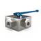 4-Way ball valve Series: 4KH Steel Cutting ring, light (L) PN315/400/500